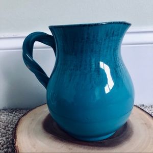 Blue Ceramic Pitcher Made in Italy